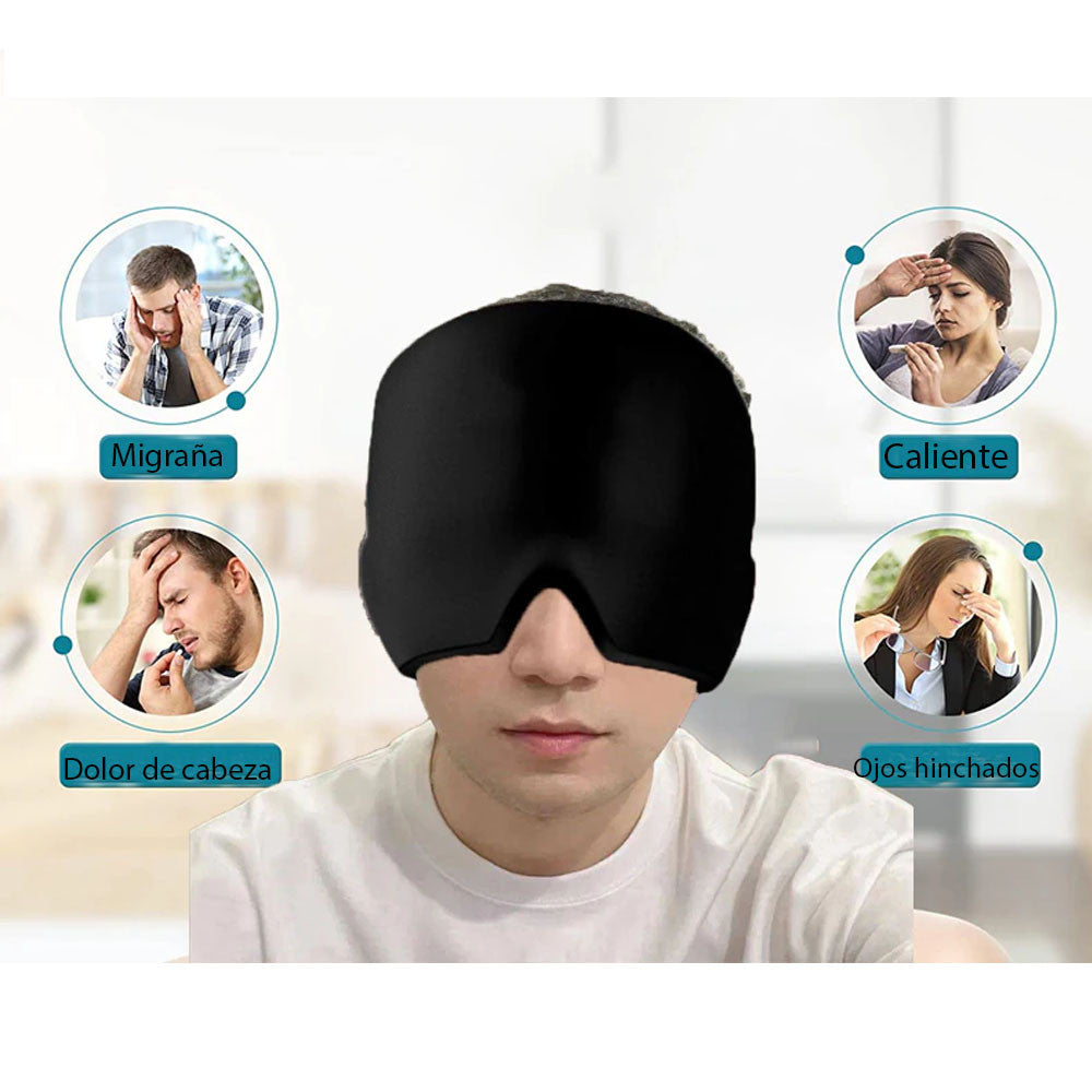 Gorro En Gel para Aliviar Dolor de Cabeza & Mejorar El Descanso