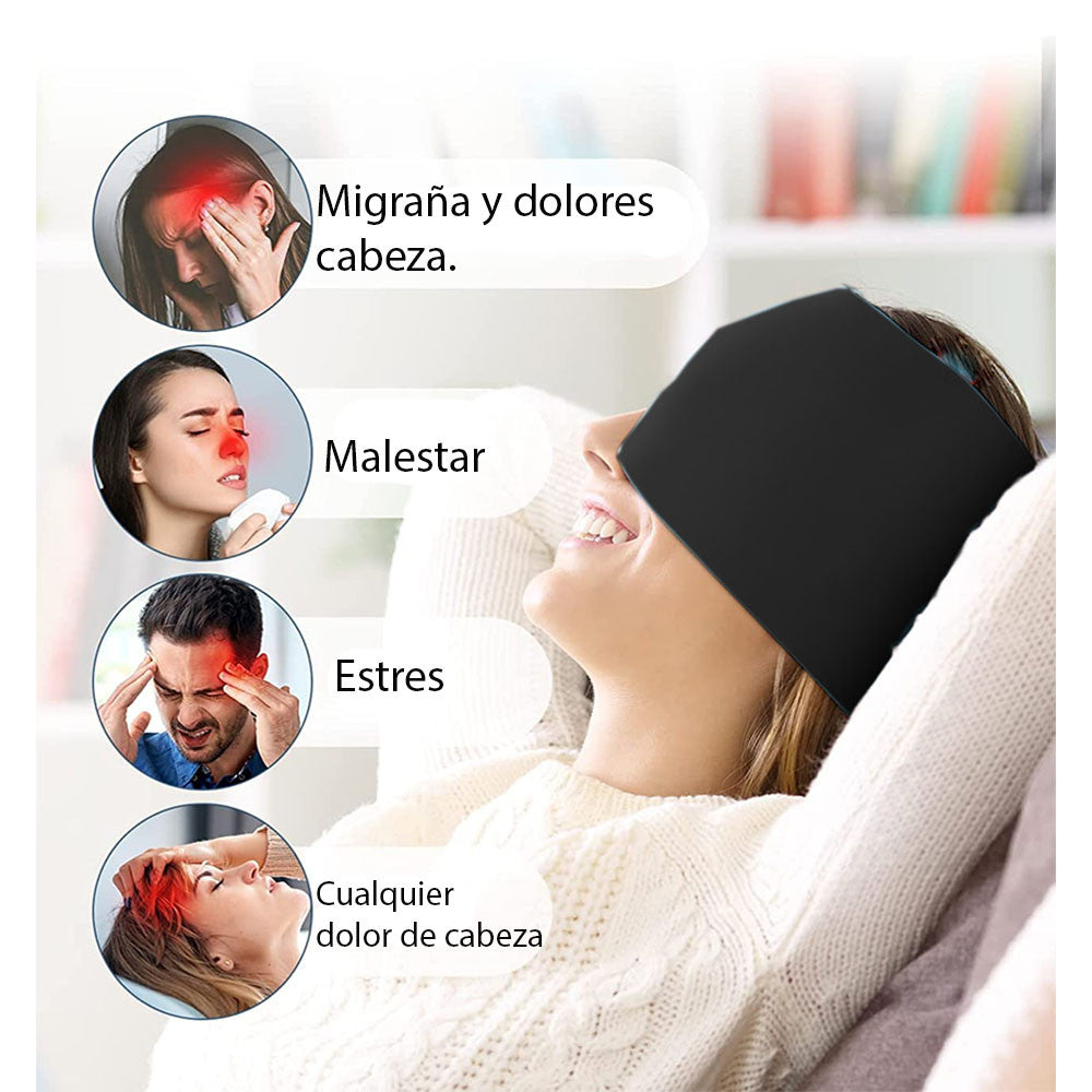 Gorro En Gel para Aliviar Dolor de Cabeza & Mejorar El Descanso