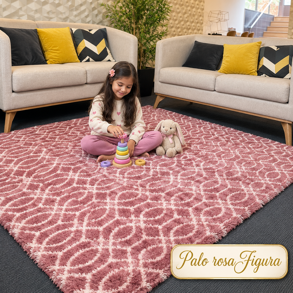 Alfombra Peluda Shaggy 1.50 x 2m – Pelo Suave Antideslizante