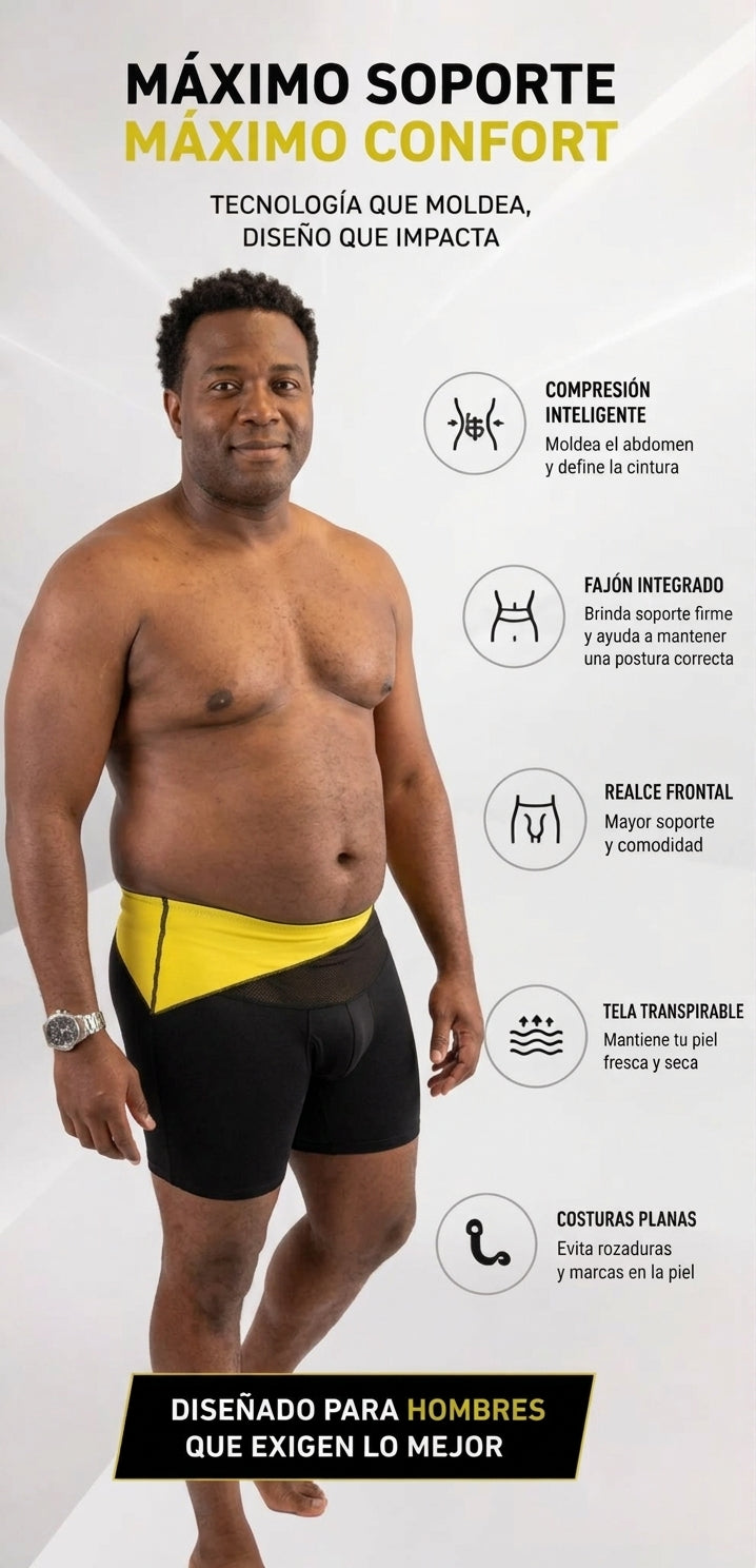 Bóxer Faja de Compresión para Hombre – Combo 2 Unidades